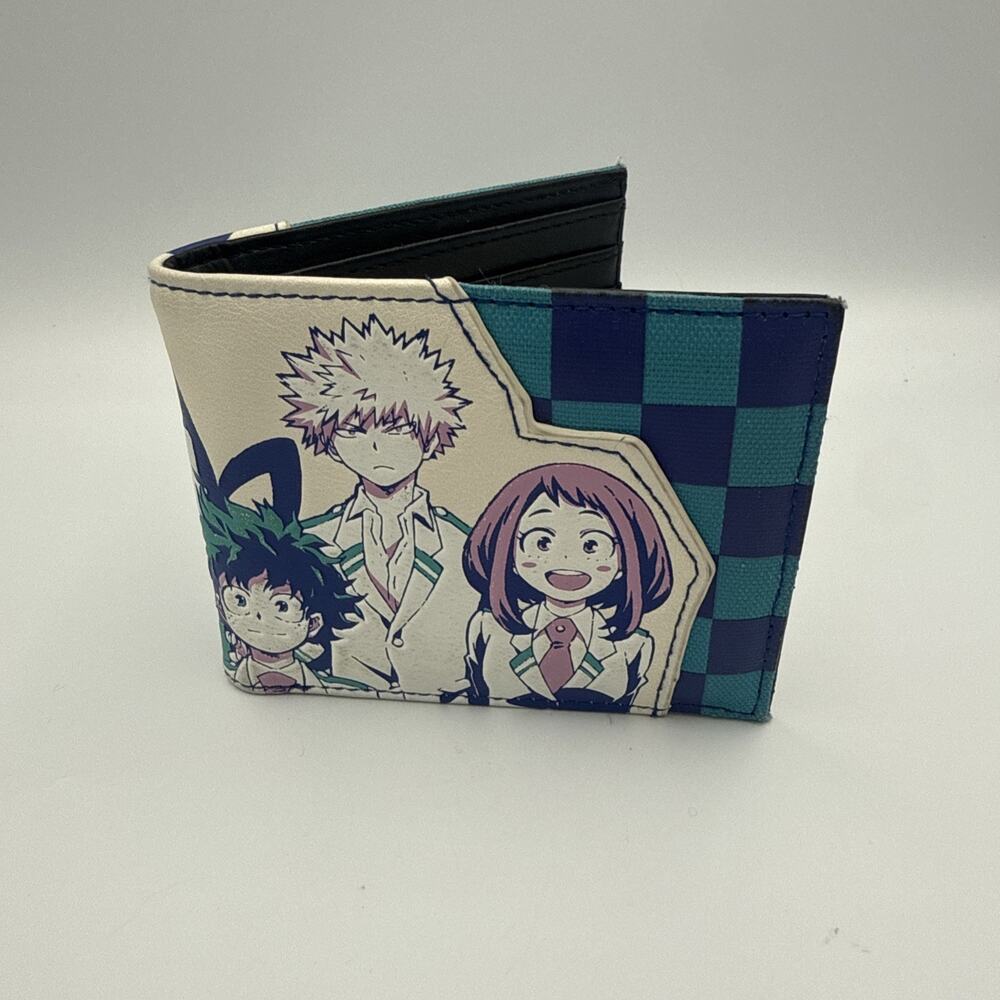 My Hero Academia Class 1-A Bifold Wallet Deku Bakugo Todoroki UA High Anime